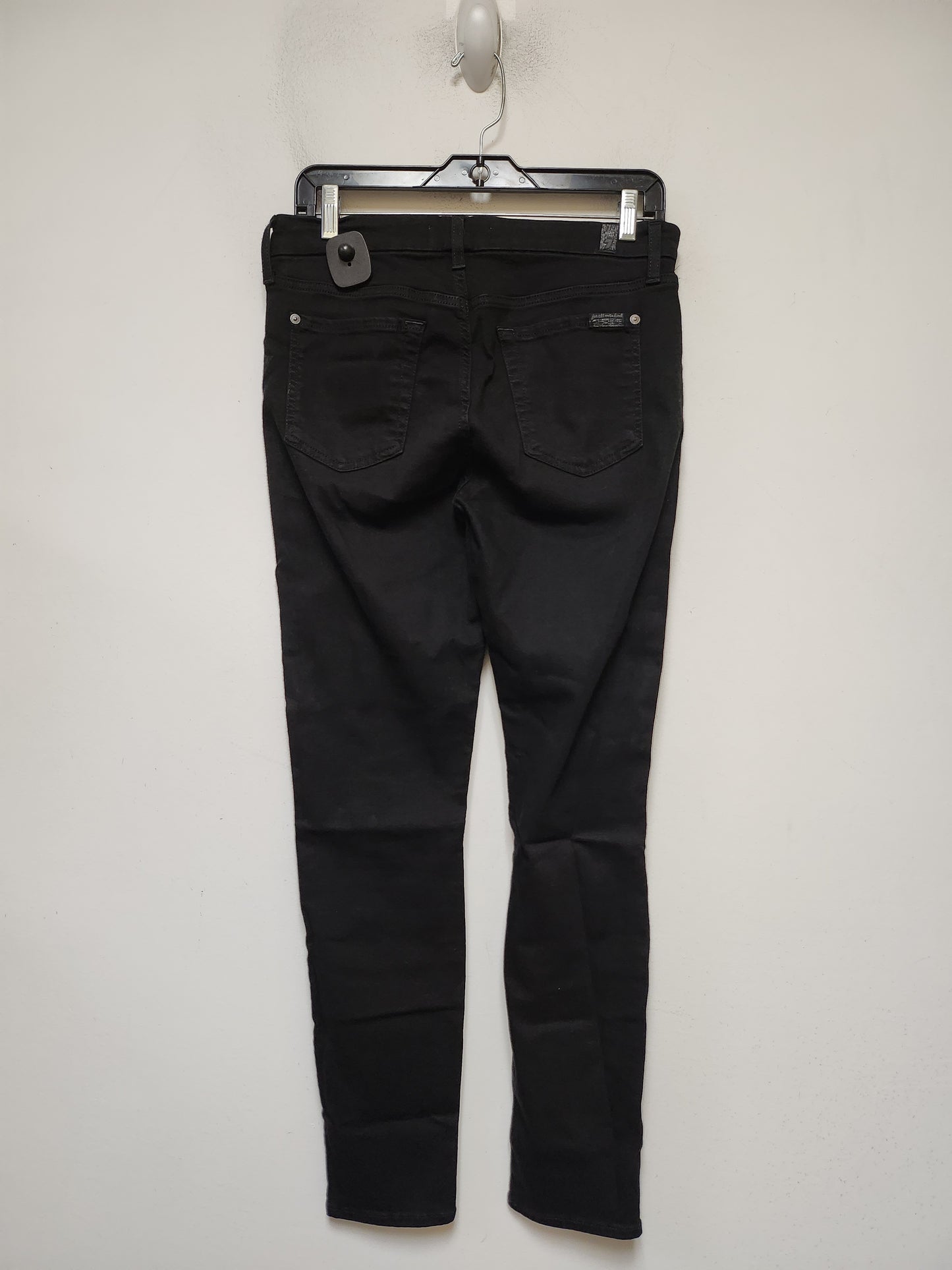 Jeans Skinny By 7 For All Mankind In Black, Size: 6