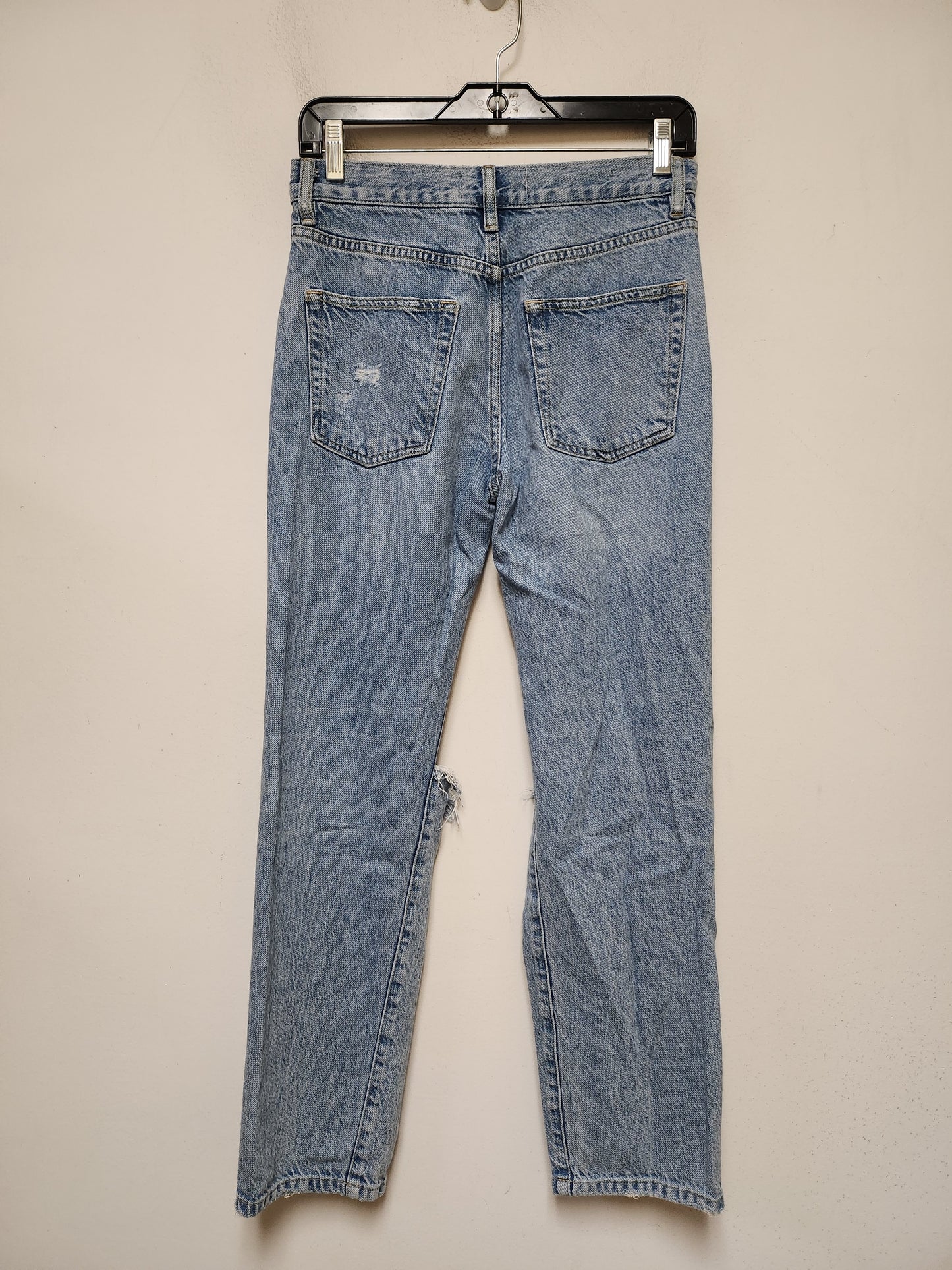 Jeans Boyfriend By Free People In Blue Denim, Size: 4