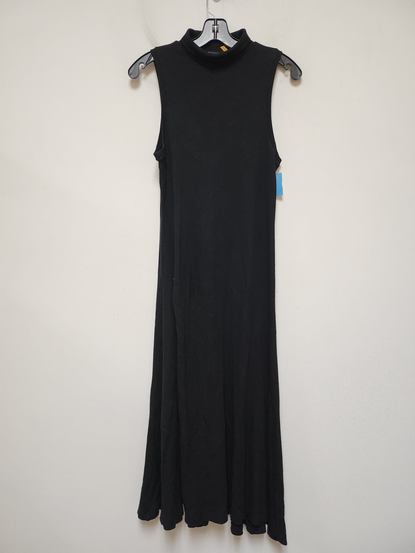 Dress Casual Midi By Polo Ralph Lauren In Black, Size: L