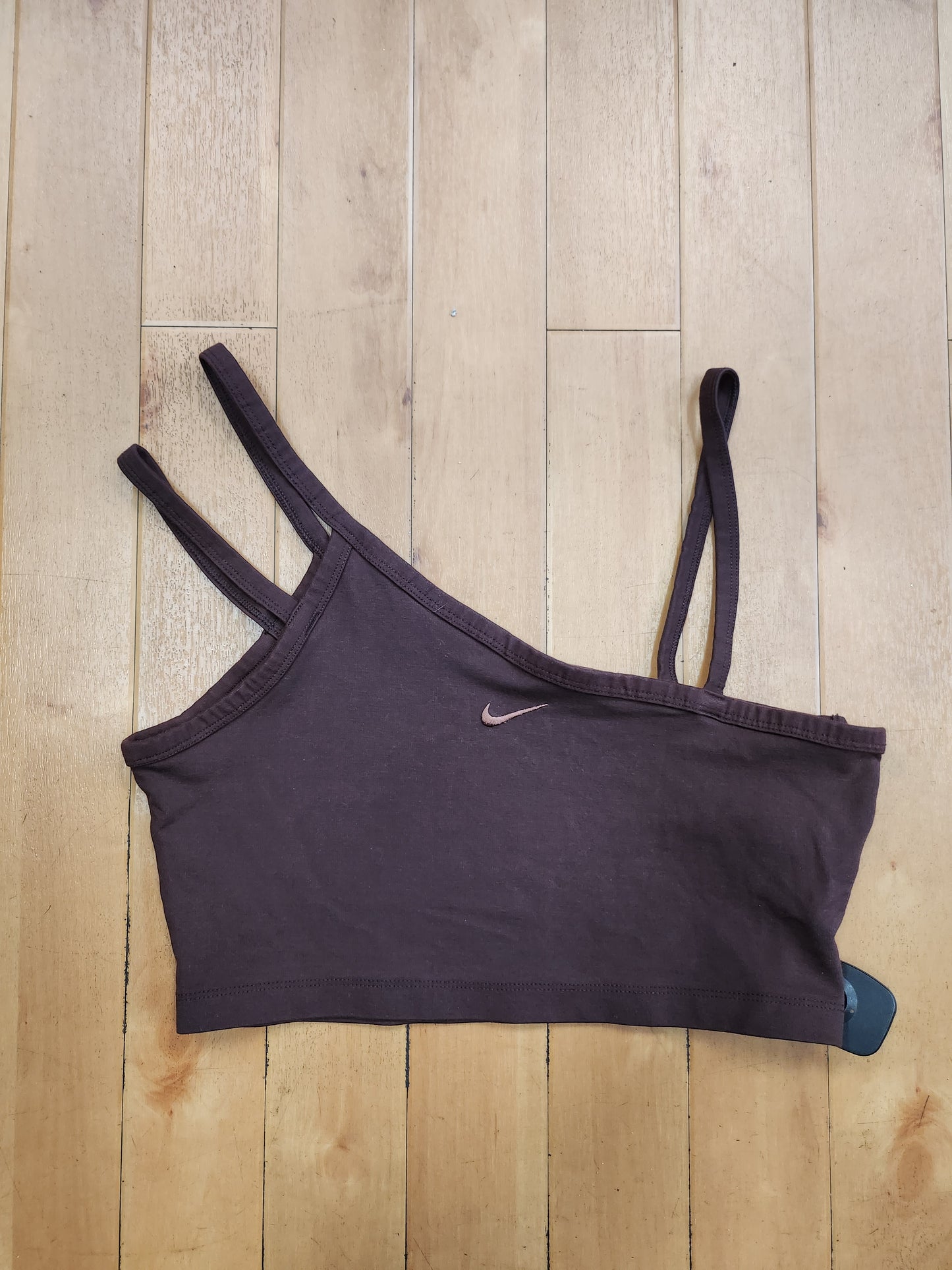 Athletic Tank Top By Nike Apparel In Brown, Size: M