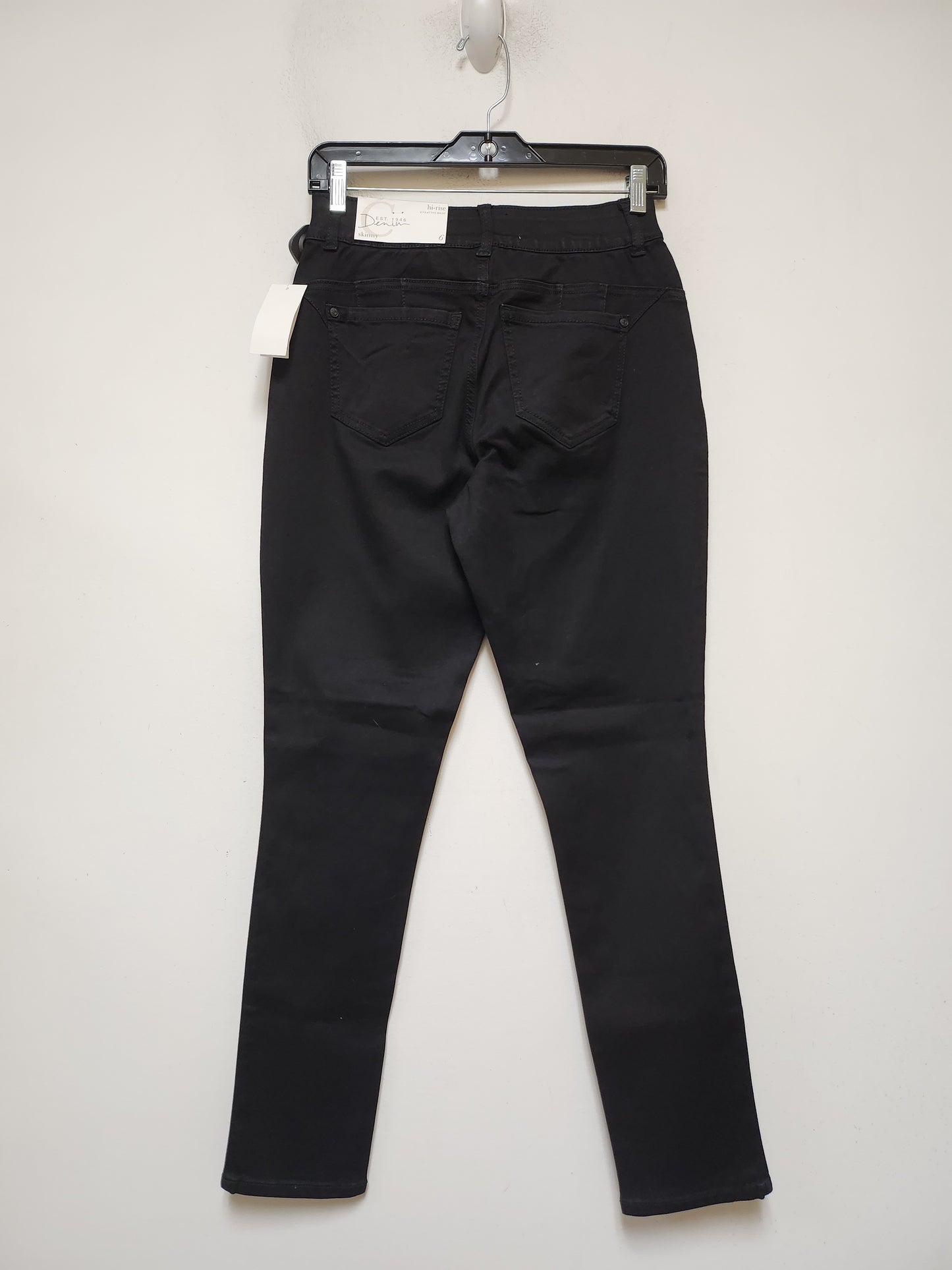 Jeans Skinny By Cato In Black Denim, Size: 6