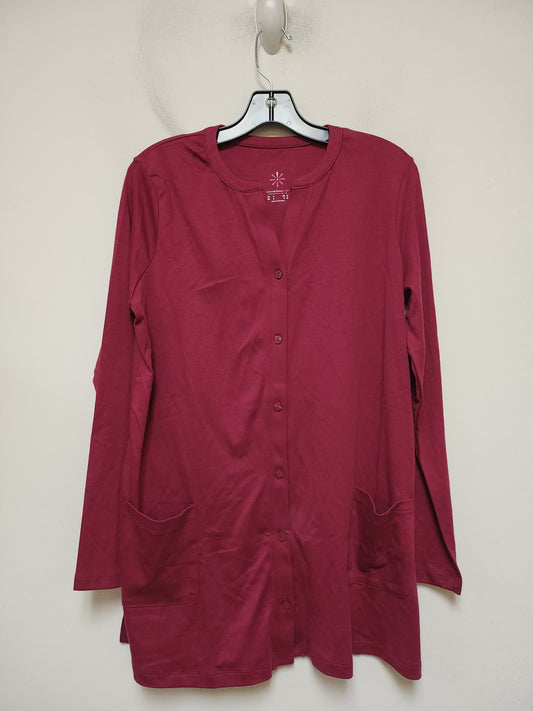 Top Long Sleeve By Isaac Mizrahi Live Qvc In Purple, Size: S