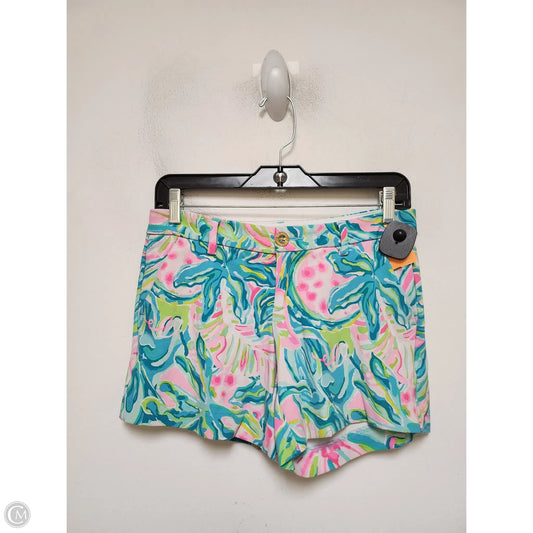 Shorts Designer By Lilly Pulitzer In Aqua, Size: 0