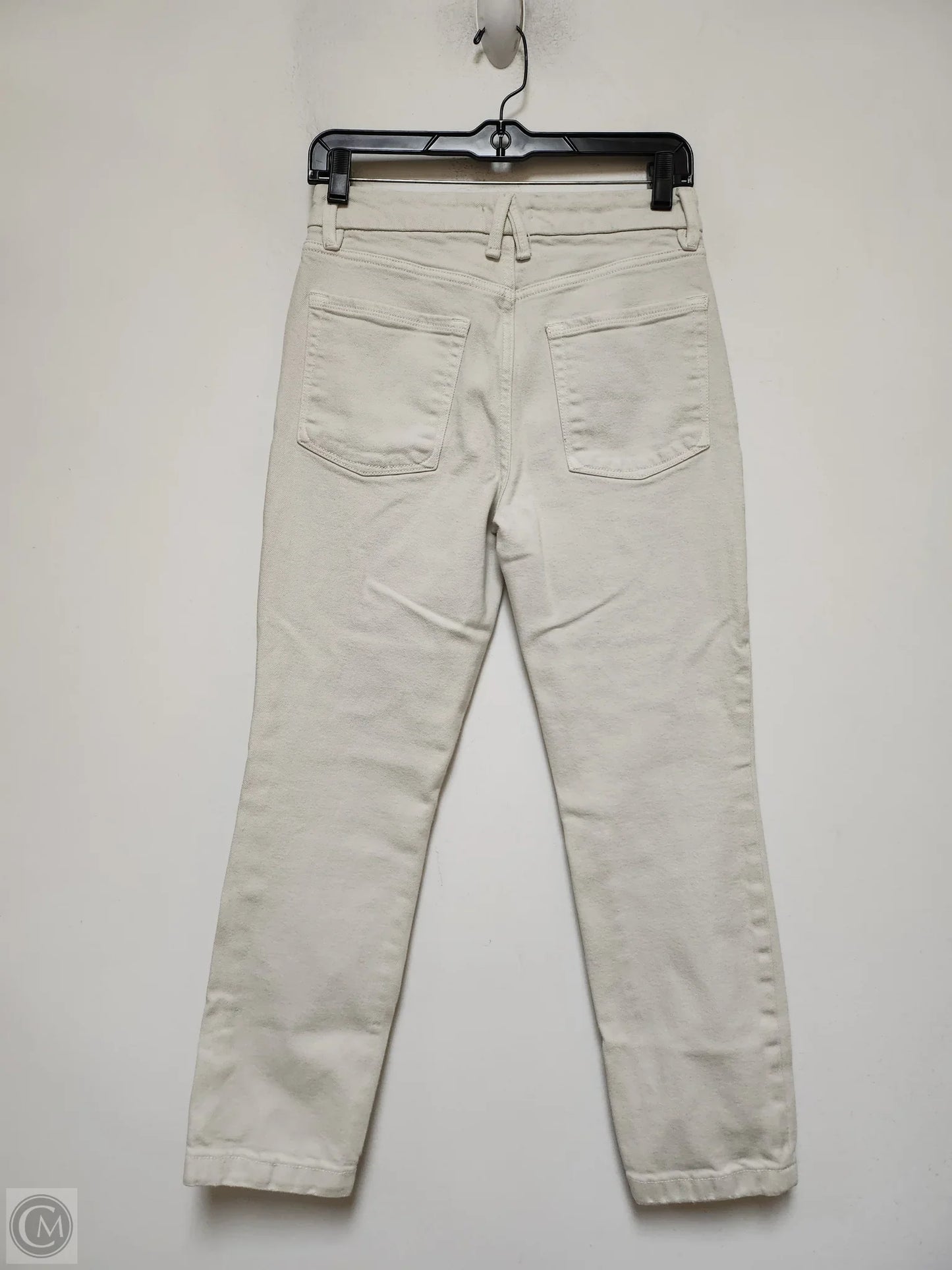 Jeans Straight By Good American In Cream, Size: 4