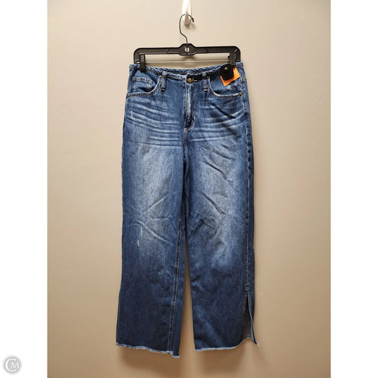 Jeans Wide Leg By Evereve In Blue Denim, Size: 4