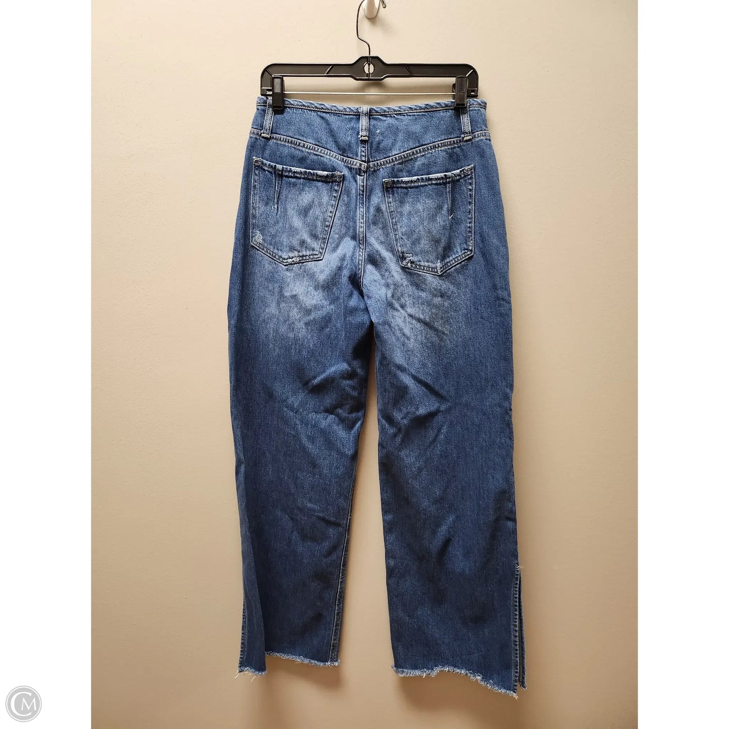 Jeans Wide Leg By Evereve In Blue Denim, Size: 4