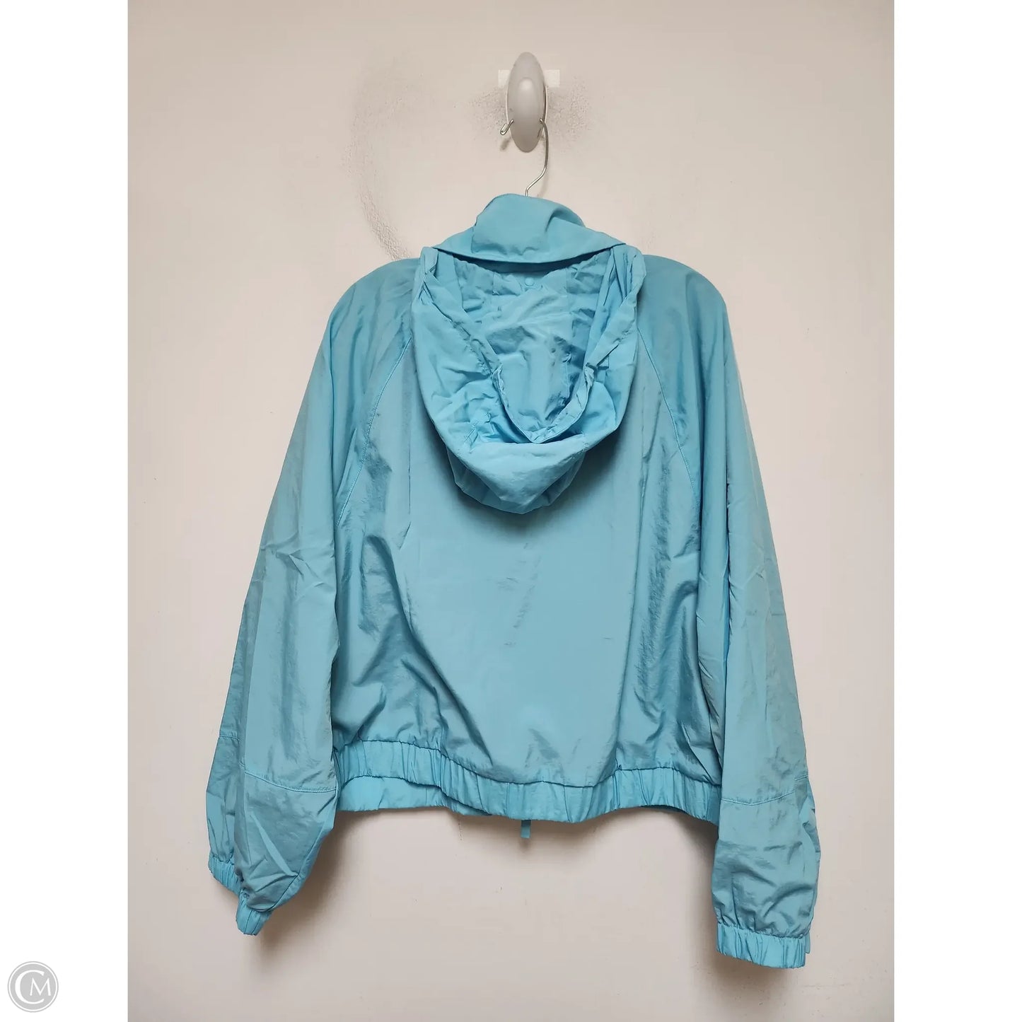 Jacket Windbreaker By Victorias Secret In Blue, Size: Xxl