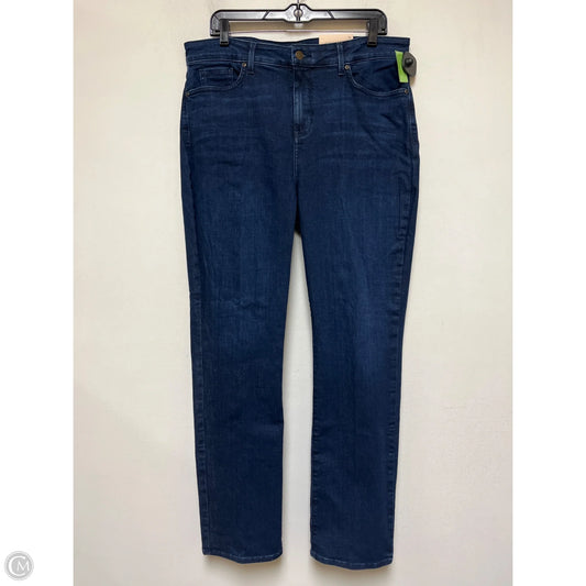 Jeans Straight By Not Your Daughters Jeans In Blue Denim, Size: 16