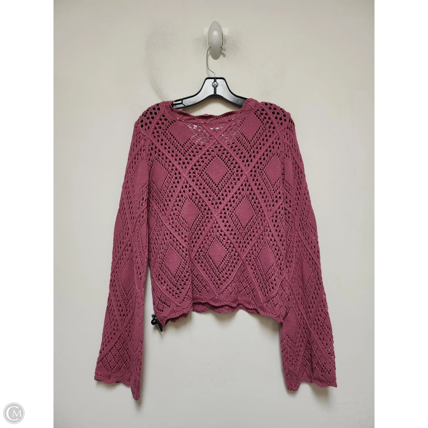Sweater By Clothes Mentor In Purple, Size: L