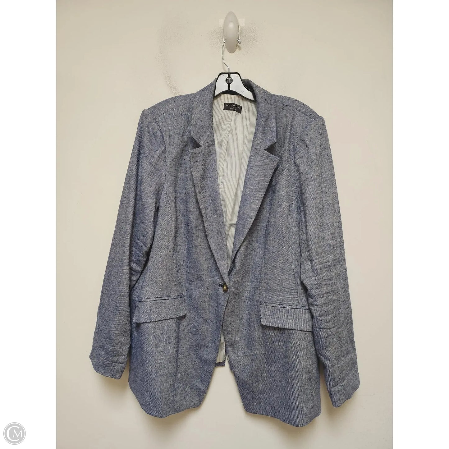 Blazer By Lane Bryant In Blue, Size: 3x