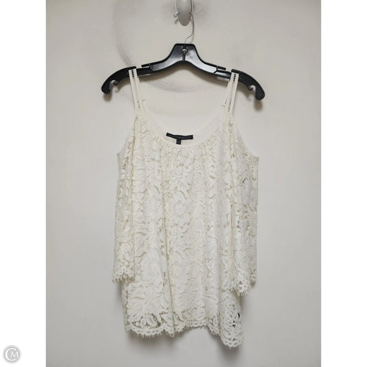 Top Short Sleeve By White House Black Market In Cream, Size: Xxs