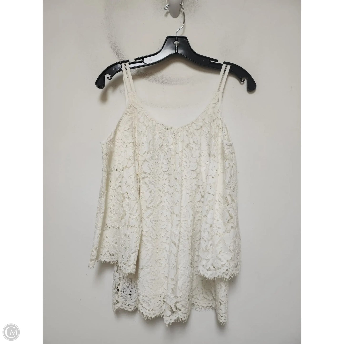 Top Short Sleeve By White House Black Market In Cream, Size: Xxs