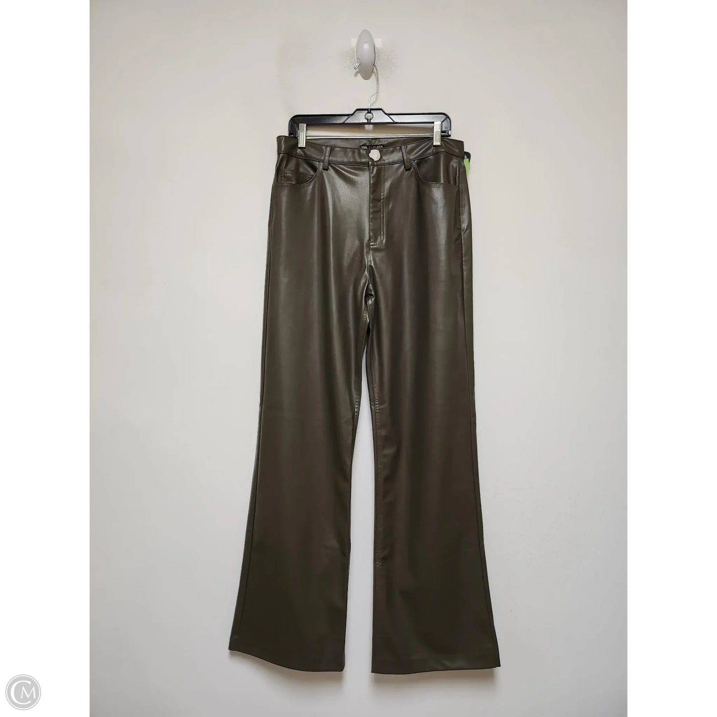 Pants Wide Leg By Zara In Green, Size: 12