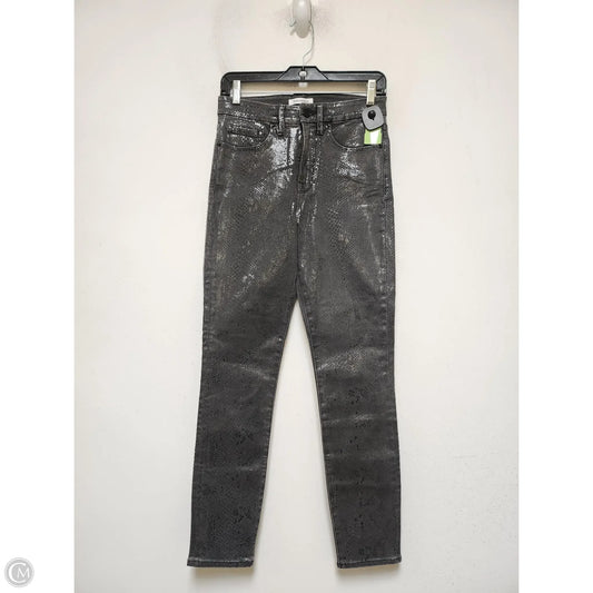 Jeans Skinny By Good American In Snakeskin Print, Size: 6