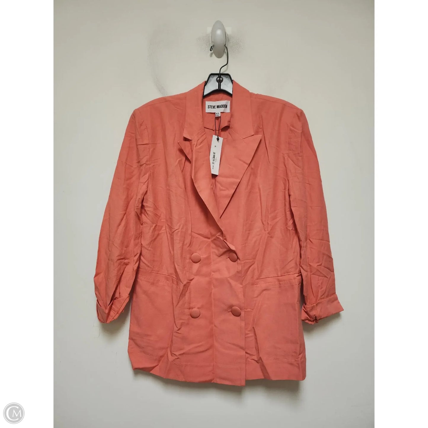 Blazer By Steve Madden In Coral, Size: Xs