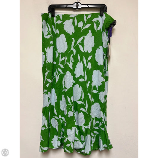 Skirt Midi By Target-designer In Green, Size: Xl