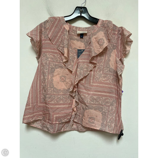 Top Sleeveless By Universal Thread In Paisley Print, Size: L
