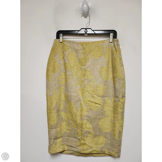 Skirt Midi By Limited In Chartreuse, Size: 8