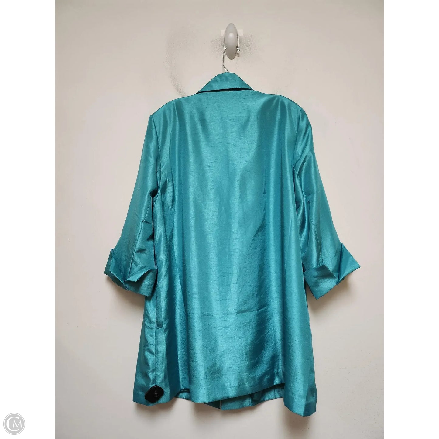 Jacket Other By Chicos In Teal, Size: Xl