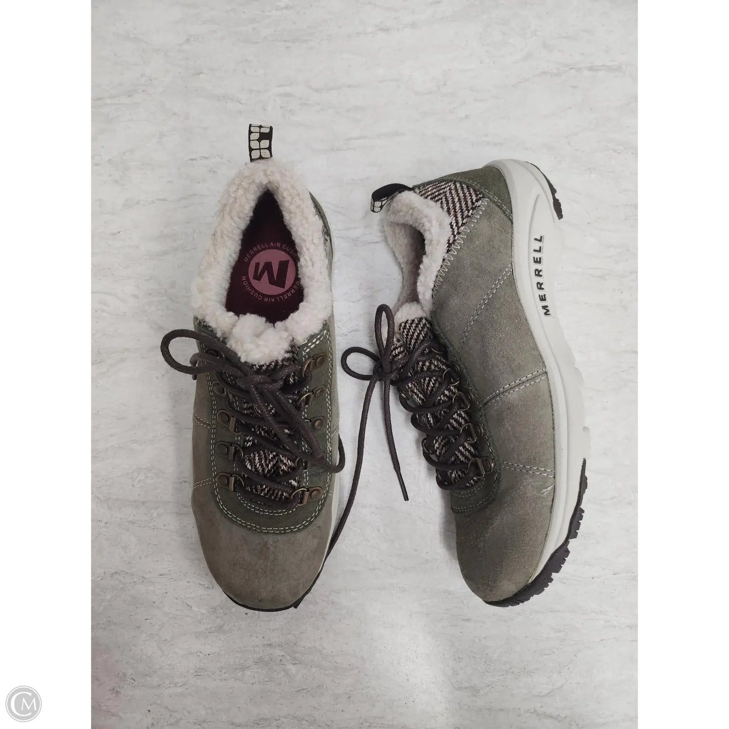 Boots Hiking By Merrell In Green, Size: 8