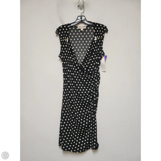 Dress Casual Short By Michael By Michael Kors In Polkadot Pattern, Size: M