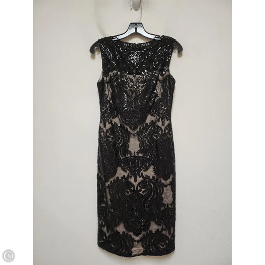 Dress Party Midi By Calvin Klein In Black, Size: Xs