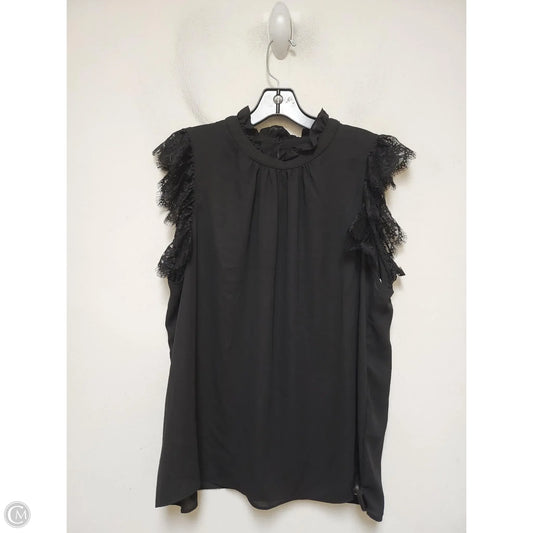 Top Short Sleeve By Catherine Malandrino In Black, Size: Xl