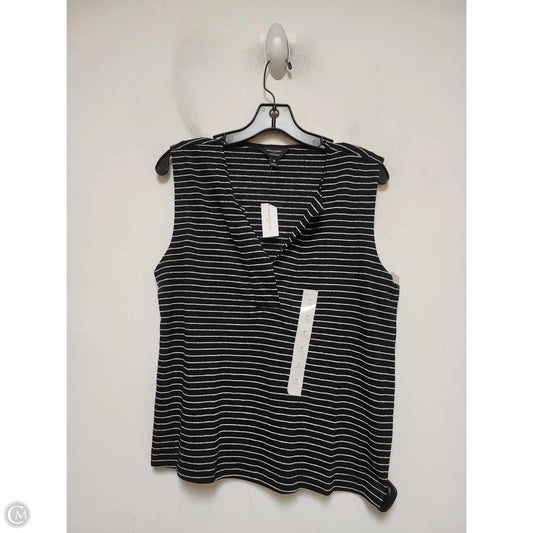 Top Sleeveless By Banana Republic In Striped Pattern, Size: M