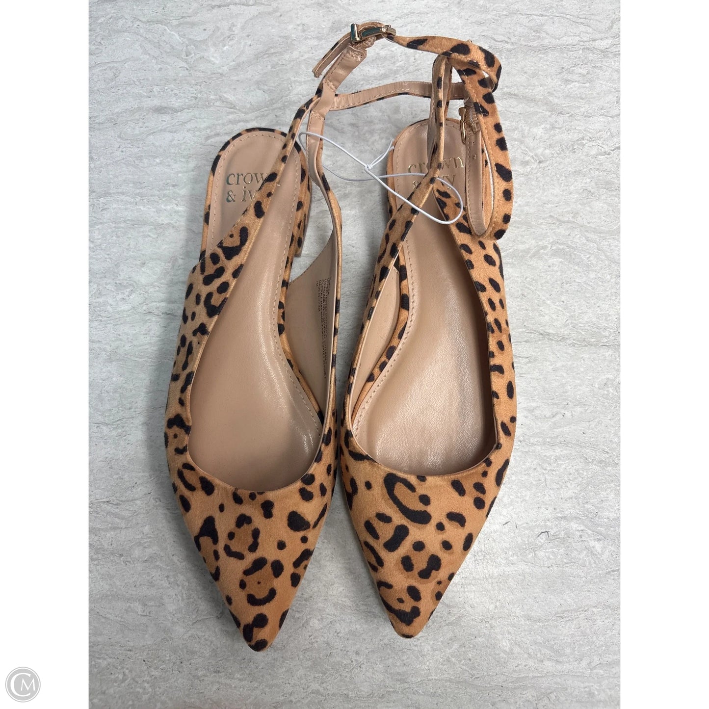 Shoes Flats By Crown And Ivy In Animal Print, Size: 7