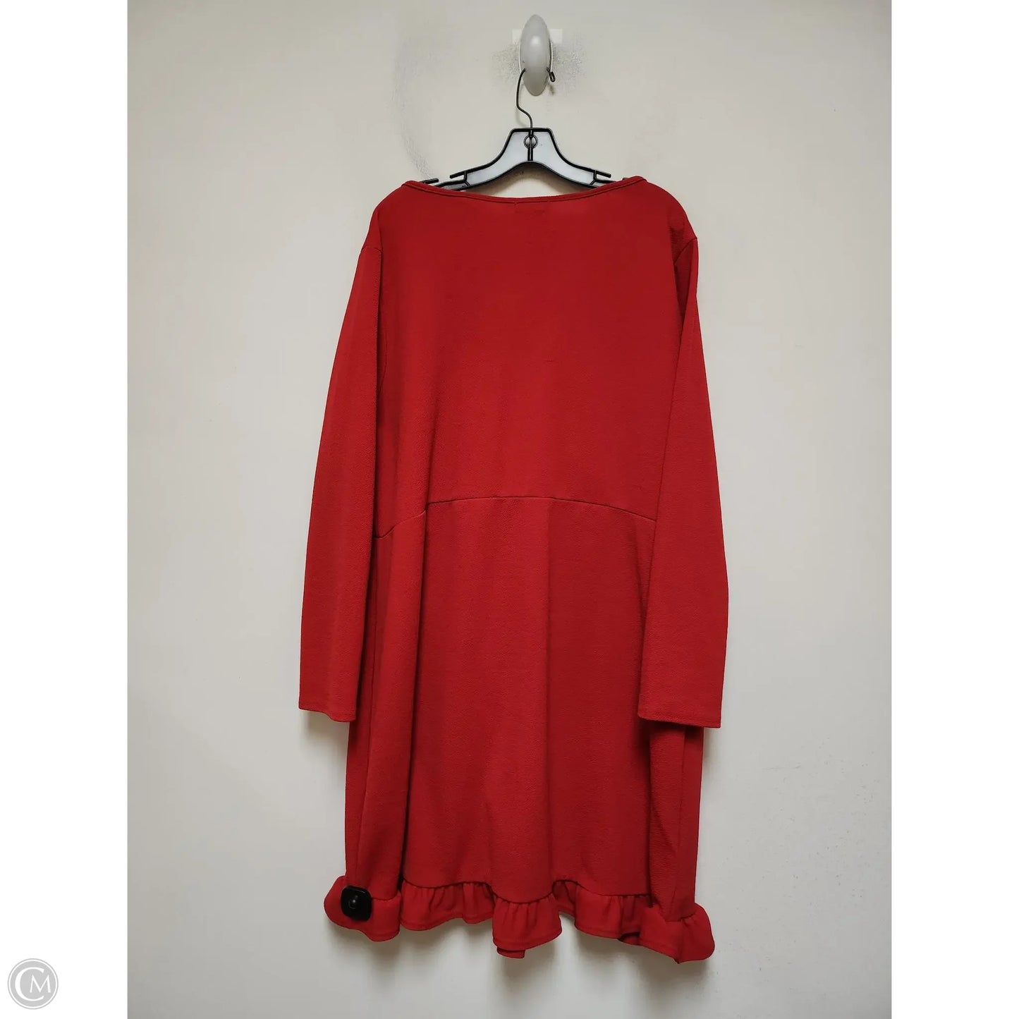 Dress Casual Short By Pretty Little Thing In Red, Size: 2x