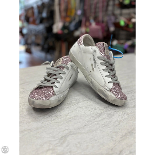 Shoes Luxury Designer By Golden Goose In Pink, Size: 9