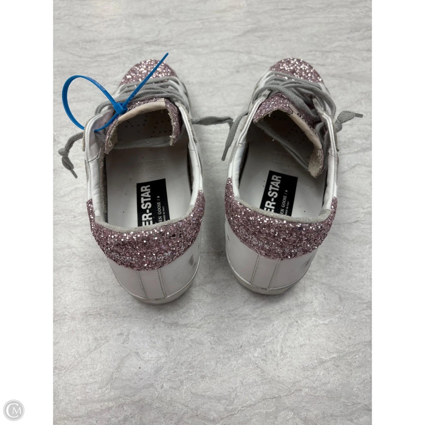 Shoes Luxury Designer By Golden Goose In Pink, Size: 9
