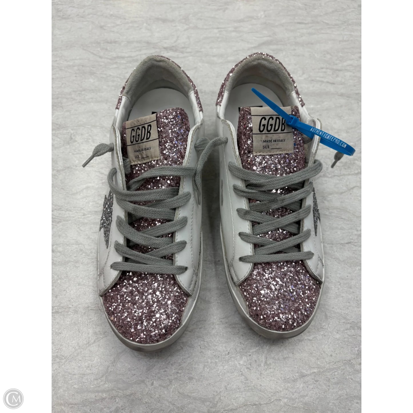 Shoes Luxury Designer By Golden Goose In Pink, Size: 9