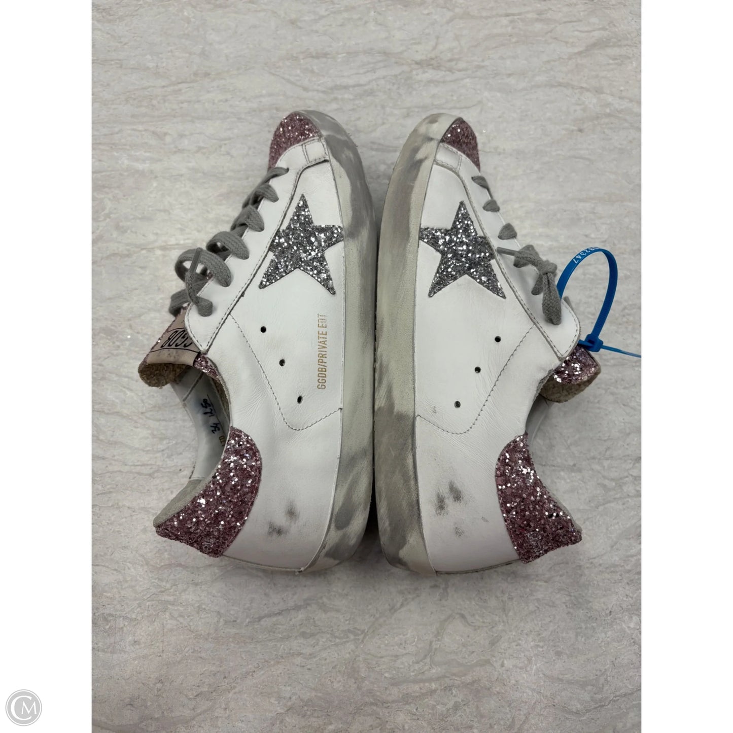 Shoes Luxury Designer By Golden Goose In Pink, Size: 9