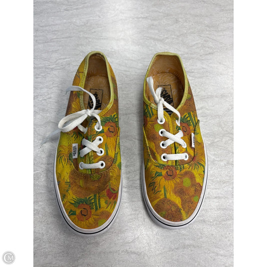 Shoes Sneakers By Vans In Yellow, Size: 7.5