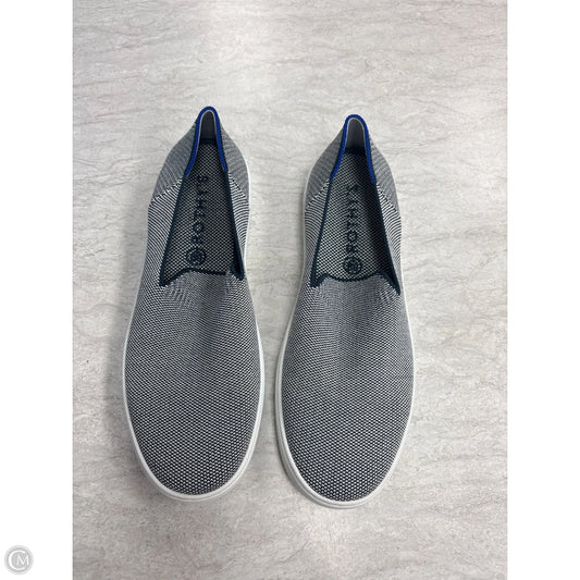 Shoes Flats By Rothys In Blue & White, Size: 9