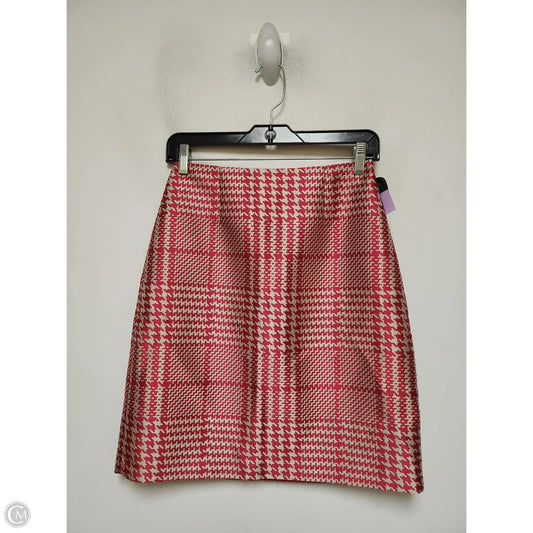 Skirt Midi By White House Black Market In Pink & Tan, Size: 0