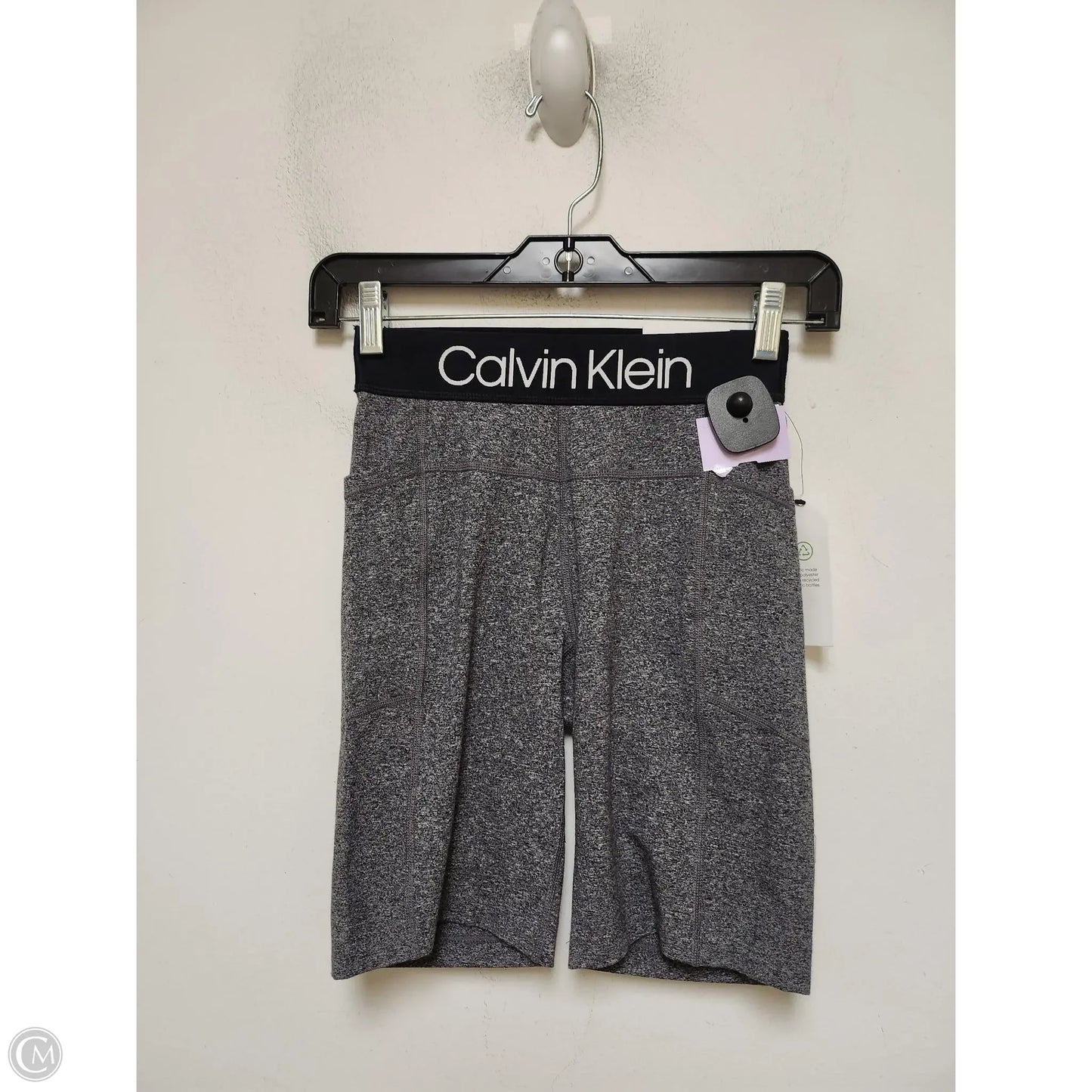 Athletic Shorts By Calvin Klein In Grey, Size: Xs