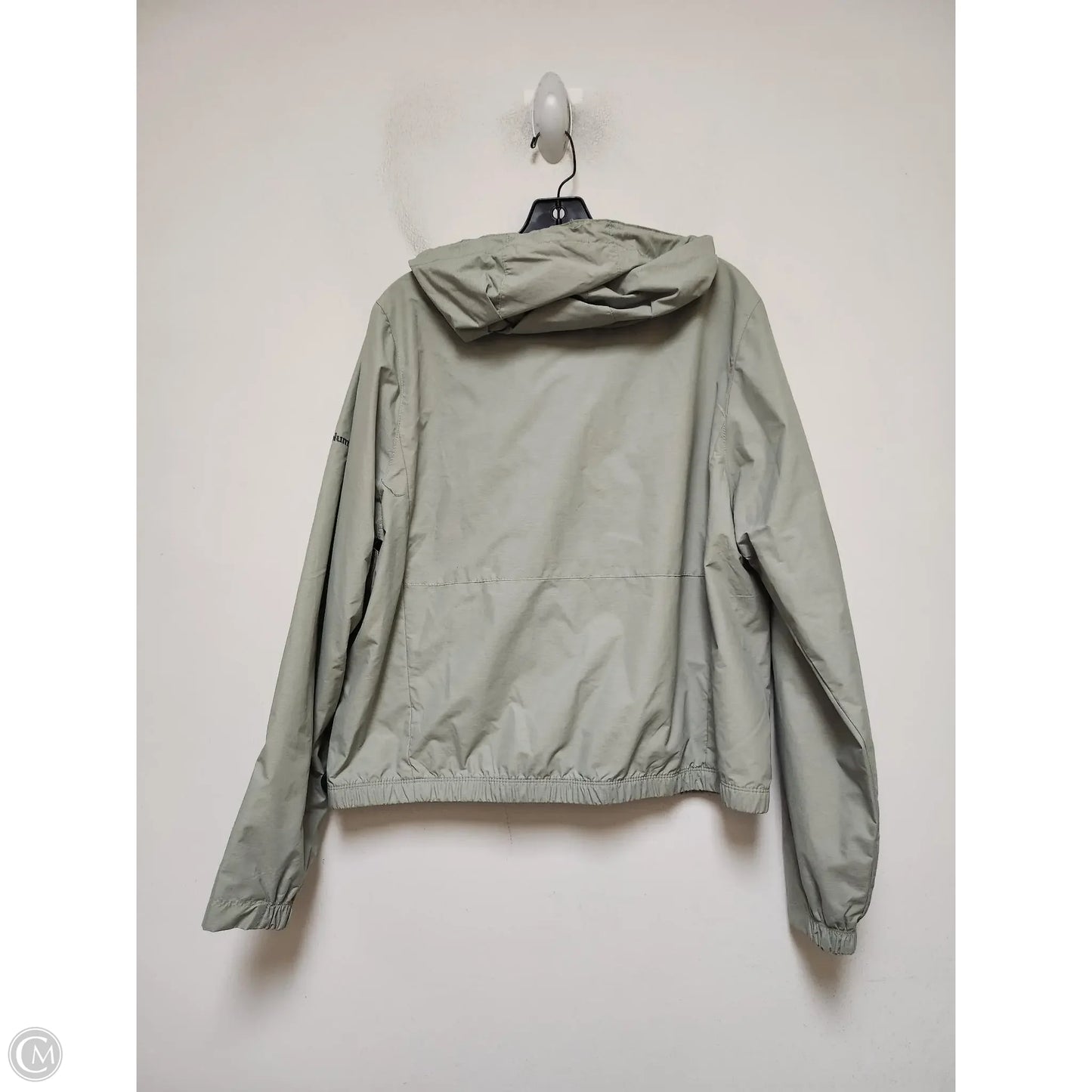 Coat Raincoat By Columbia In Green, Size: L