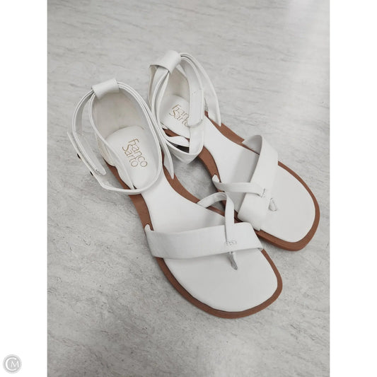 Sandals Flats By Franco Sarto In White, Size: 8.5