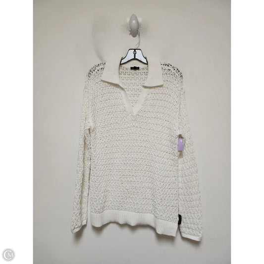 Sweater By Talbots In White, Size: S