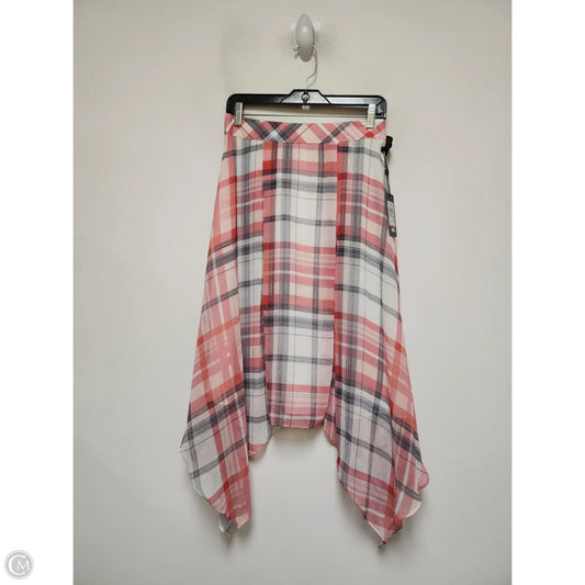 Skirt Midi By Tommy Hilfiger In Plaid Pattern, Size: 6