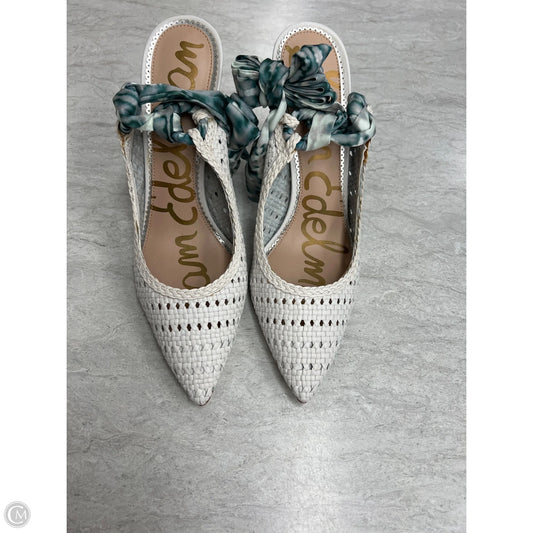 Shoes Heels Stiletto By Sam Edelman In White, Size: 10