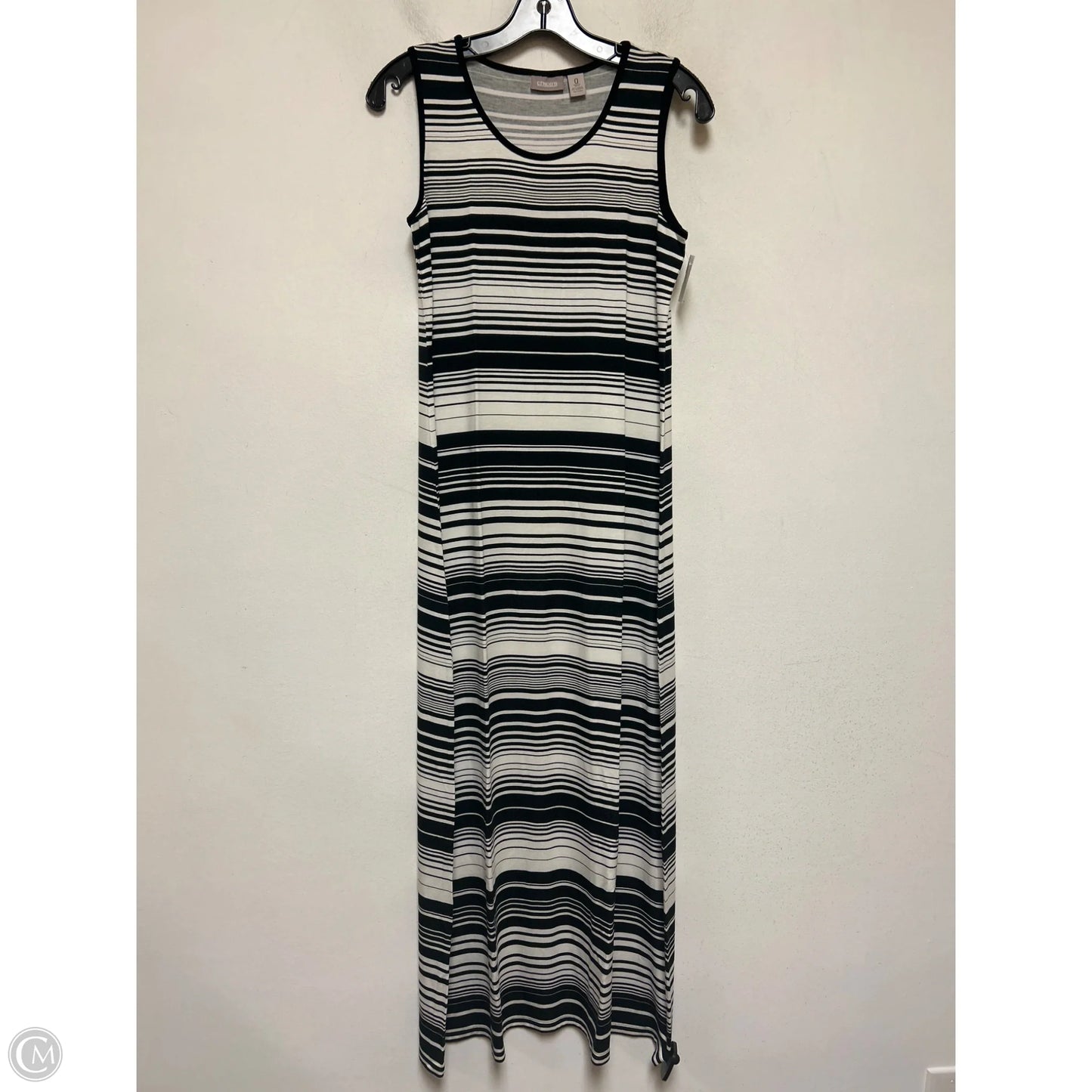 Dress Casual Maxi By Chicos In Striped Pattern, Size: S
