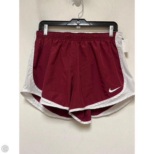 Athletic Shorts By Nike Apparel In Maroon, Size: Xl