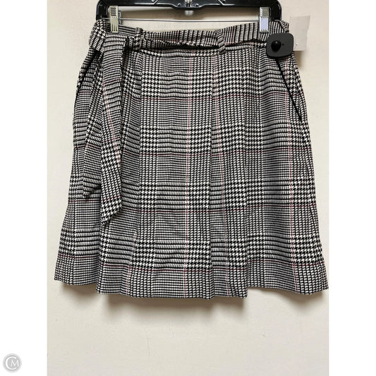 Skirt Designer By Karl Lagerfeld In Plaid Pattern, Size: 2