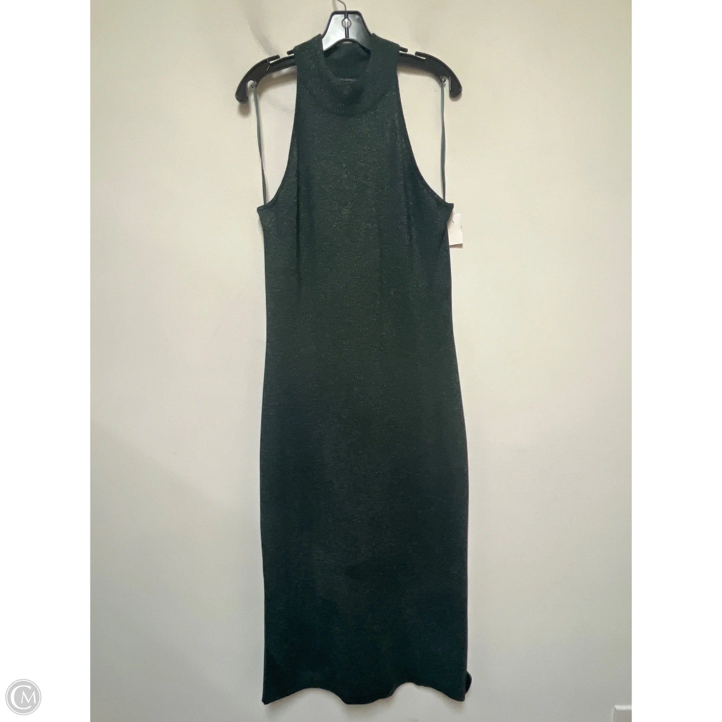 Dress Casual Midi By Banana Republic In Green, Size: L