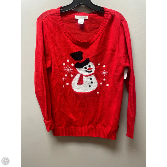 Sweater By Belle Du Jour In Red, Size: M