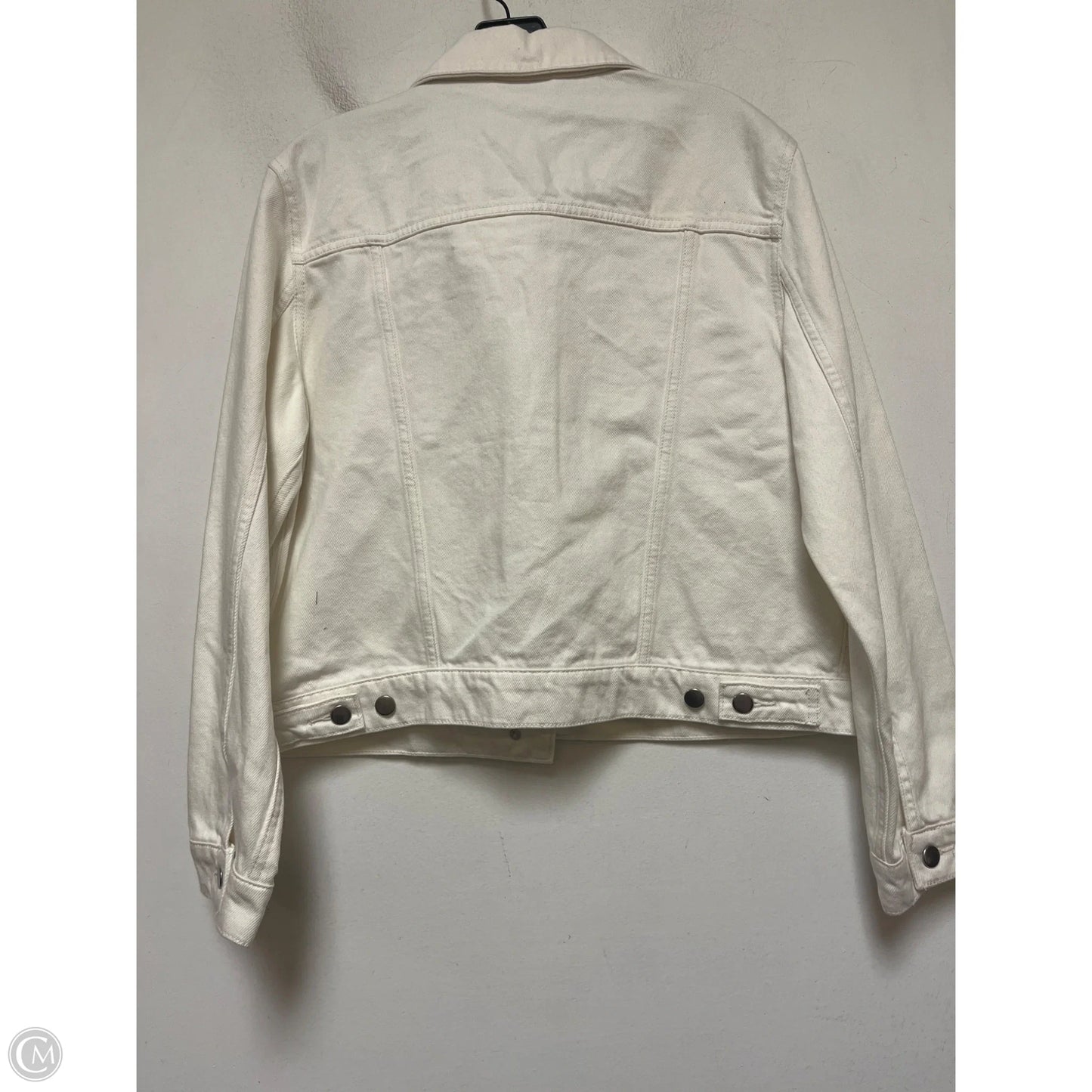 Jacket Denim By Chelsea And Violet In White, Size: L