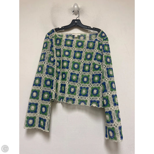 Top Long Sleeve By Chelsea And Violet In Blue & Green, Size: Xl